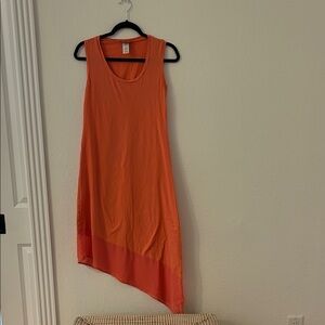 Tommy Bahama Asymmetrical Orange Dress